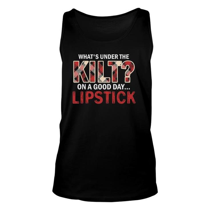 Whats Under The Kilt Funny Unisex Tank Top