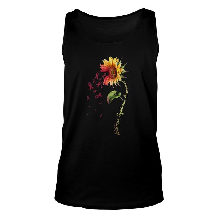 Williams Syndrome Awareness Sunflower Unisex Tank Top