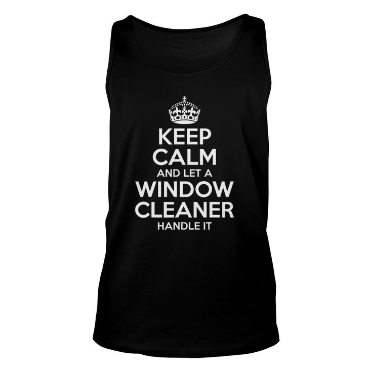 Window Cleaner Gift Funny Job Title Profession Birthday Idea Unisex Tank Top