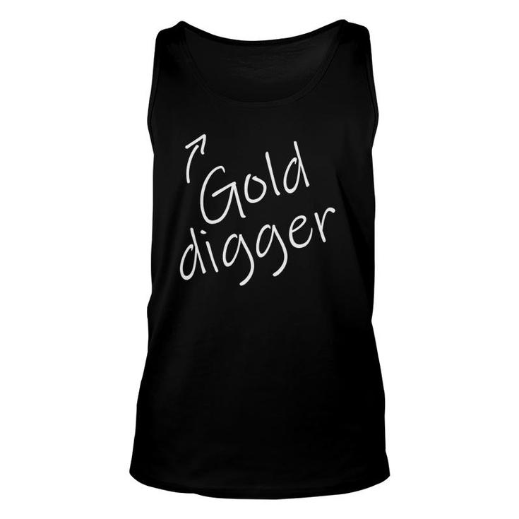 Womens Gold Digger Funny Adult Humor Halloween Costume Unisex Tank Top