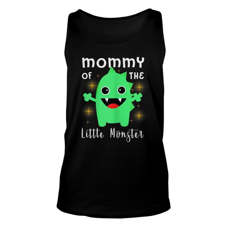 Womens Little Monster Outfit Mommy Of The Little Monster  Unisex Tank Top