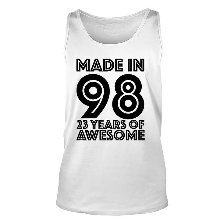 23Rd Birthday 23 Years Old Daughter 1998 Ver2 Unisex Tank Top