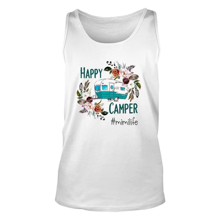 Amazing Happy Camper Mimi Life  Unisex Tank Top