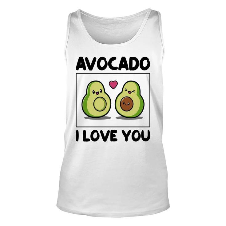 Avocado I Love You So Much Love Funny Avocado Unisex Tank Top