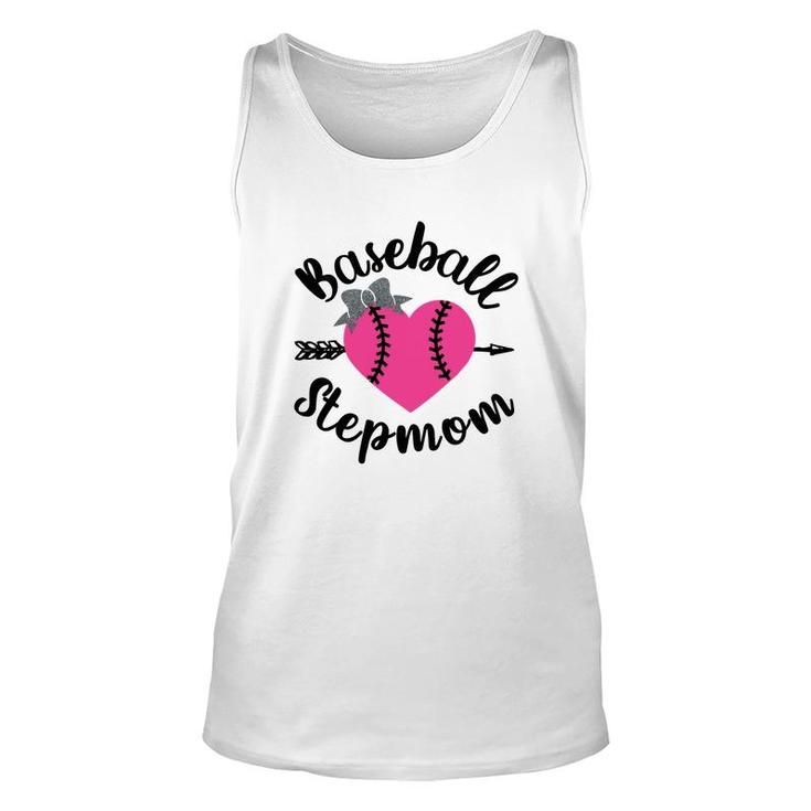 Baseball Stepmom Heart Happy Mothers Day 2022 Unisex Tank Top