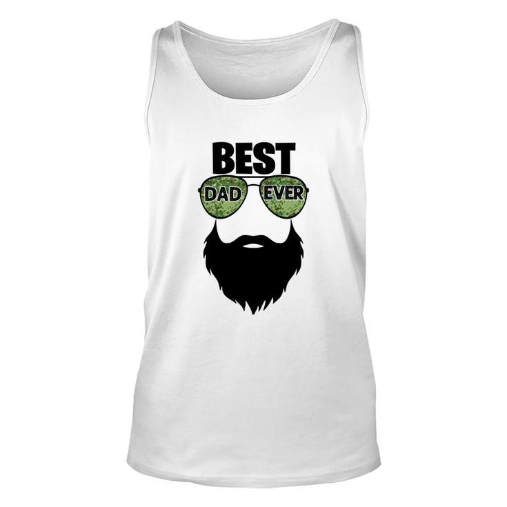 Best Dad Ever Black Beard Special Gift For Dad Fathers Day Unisex Tank Top