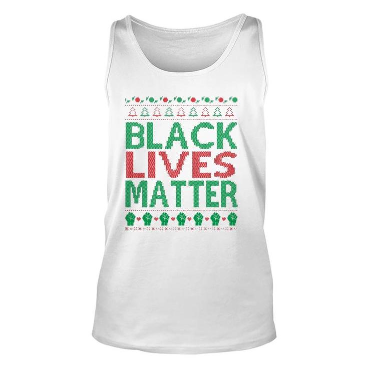 Black Lives Matter Ugly Christmas Gift Unisex Tank Top
