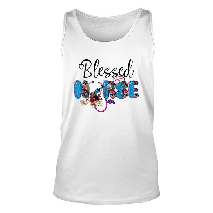 Blessed Nurse Life Great Gift For Human New 2022 Unisex Tank Top