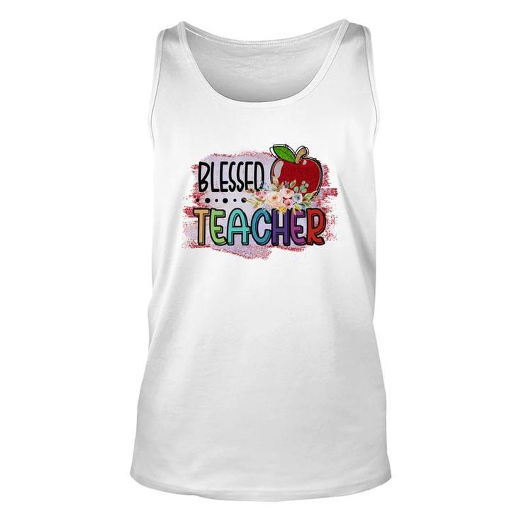 Blessed Teachers Is A Way To Build Confidence In Students Unisex Tank Top