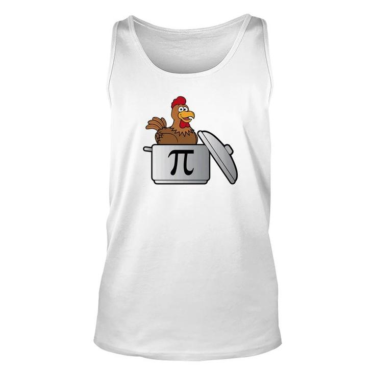 Chicken Pot Pie  Pi Lovers Chick Match Holiday Gift Unisex Tank Top