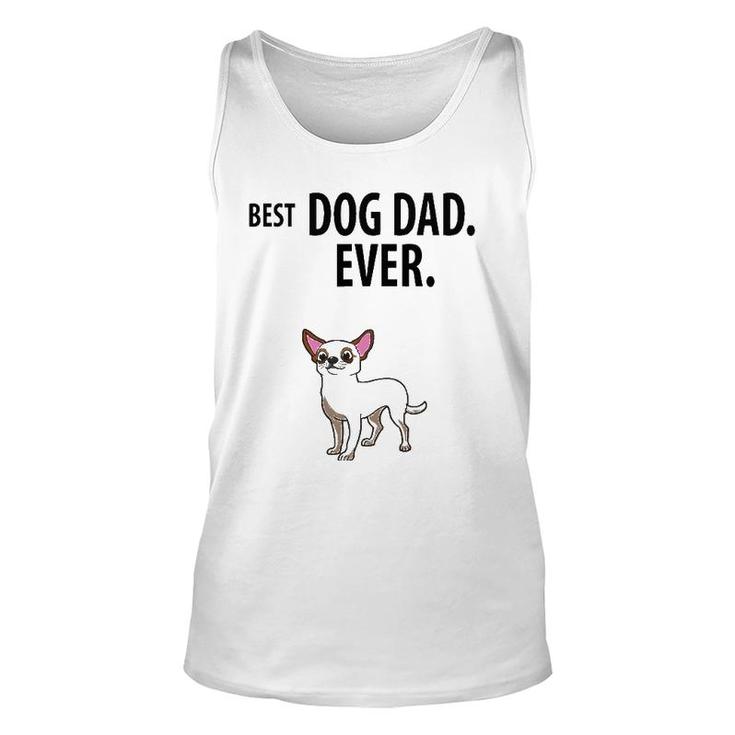 Chihuahua Best Dog Dad Ever Fun Chia Taco Pup Unisex Tank Top