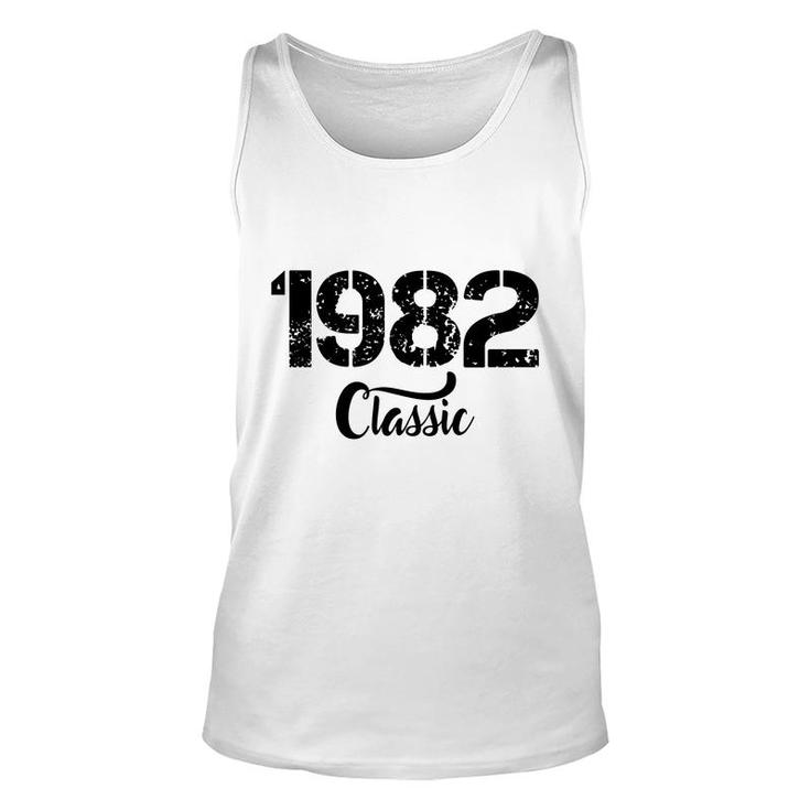 Classic 1982 40Th Birthday 1982 Vintage Black Unisex Tank Top