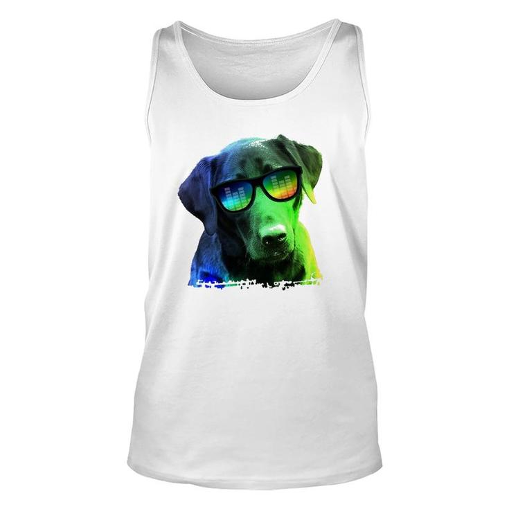 Colorful Dog Retriever Labrador Pet Lovers Gift Unisex Tank Top
