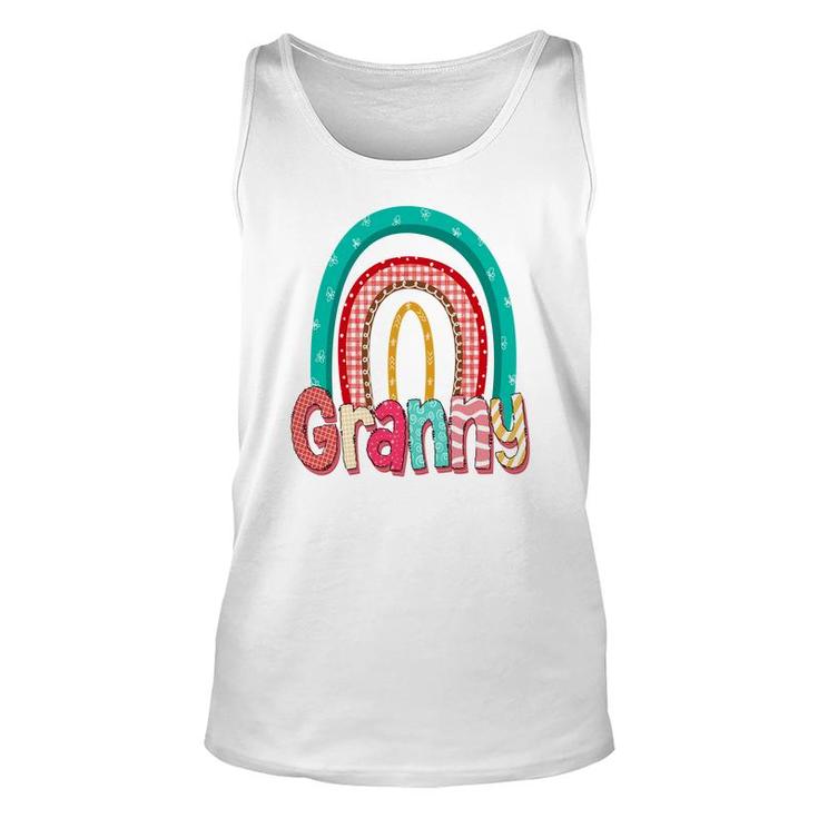 Colorful Rainbow For Granny From Daughter With Love Grandma New Unisex Tank Top