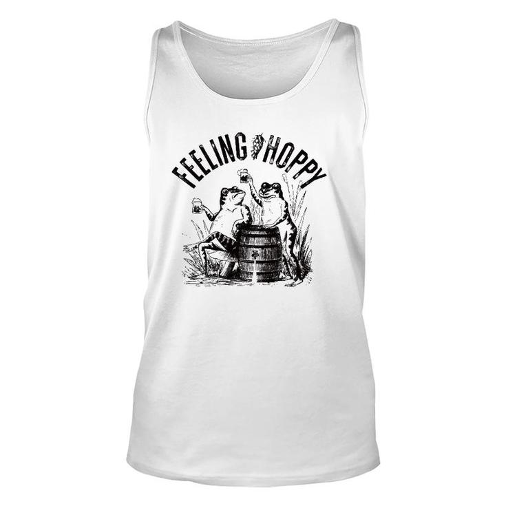 Craft Beer Brewer Lover Gift Funny Hops And Drinking Frogs Unisex Tank Top