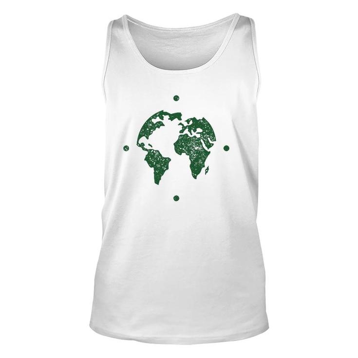 Earth Day  Teacher Recycle Vintage Recycling Earth Day Unisex Tank Top