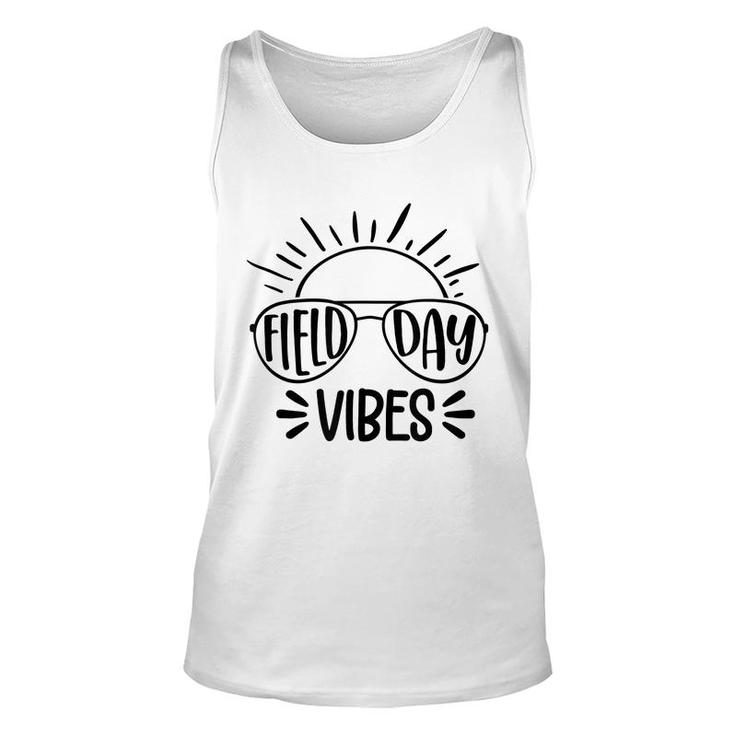 Field Day Vibes Funny Summer Glasses Teacher Kids Field Day  Unisex Tank Top