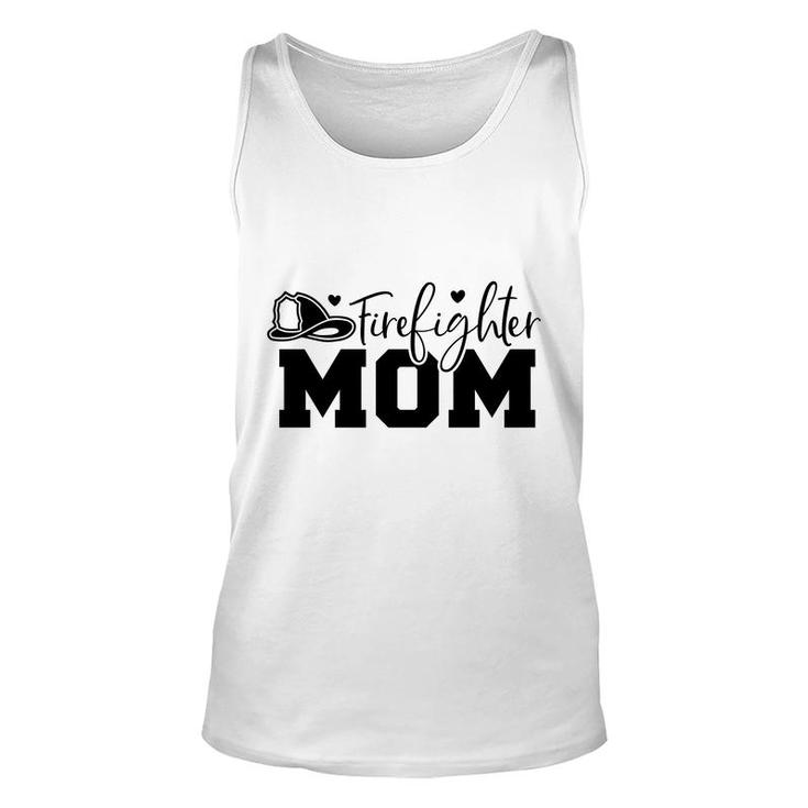 Firefighter Mom Great Black Graphic Meaningful Unisex Tank Top