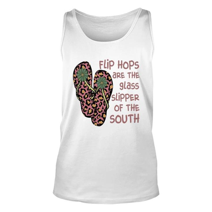 Flip Hops Are The Glass Supper Of The South Retro Beach Unisex Tank Top
