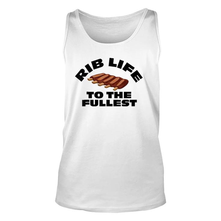 Funny Bbq Accessory Gift Idea For Dad Meat Smoking Rib Lover Unisex Tank Top
