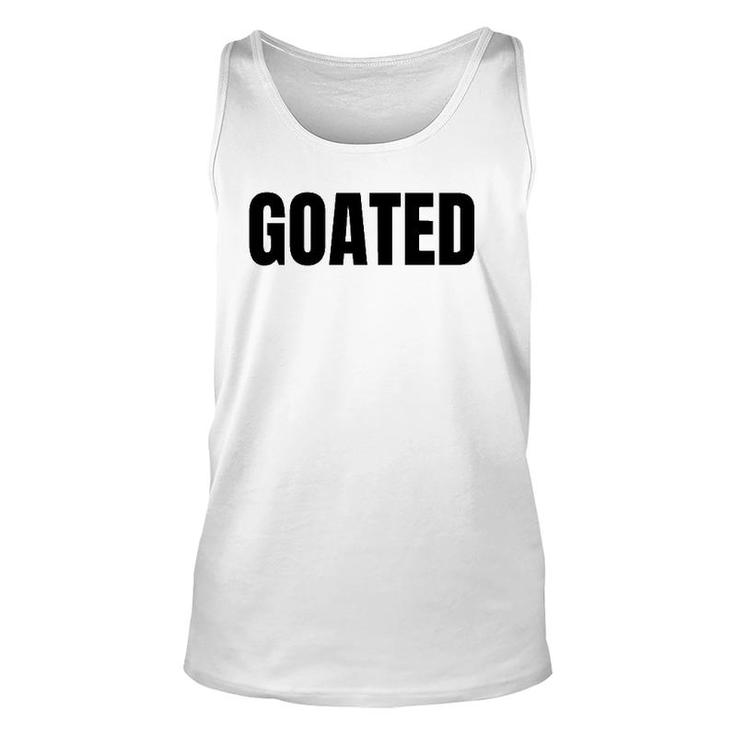 Goated Video Game Player Funny Saying Quote Phrase Graphic  Unisex Tank Top