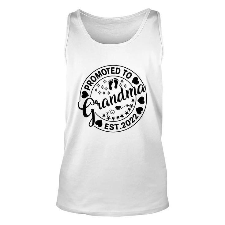 Happy Mothers Day Promoted To Grandma 2022 Circle Great Unisex Tank Top