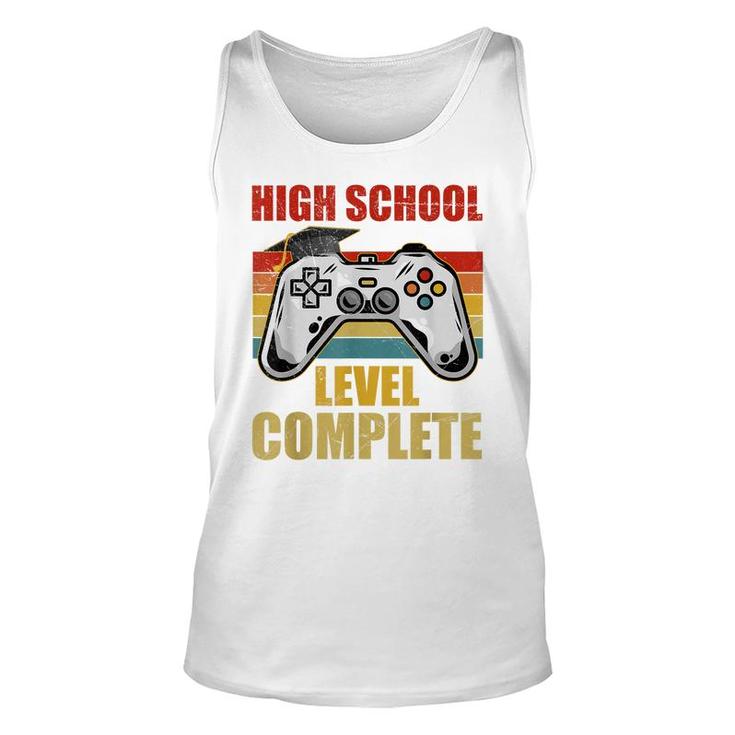 High School Level Complete Gamer Class Of 2022 Graduation  Unisex Tank Top