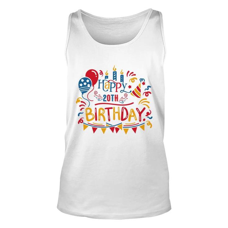 I Have Many Big Gifts In My Birthday Event  And Happy 20Th Birthday Since I Was Born In 2002 Unisex Tank Top