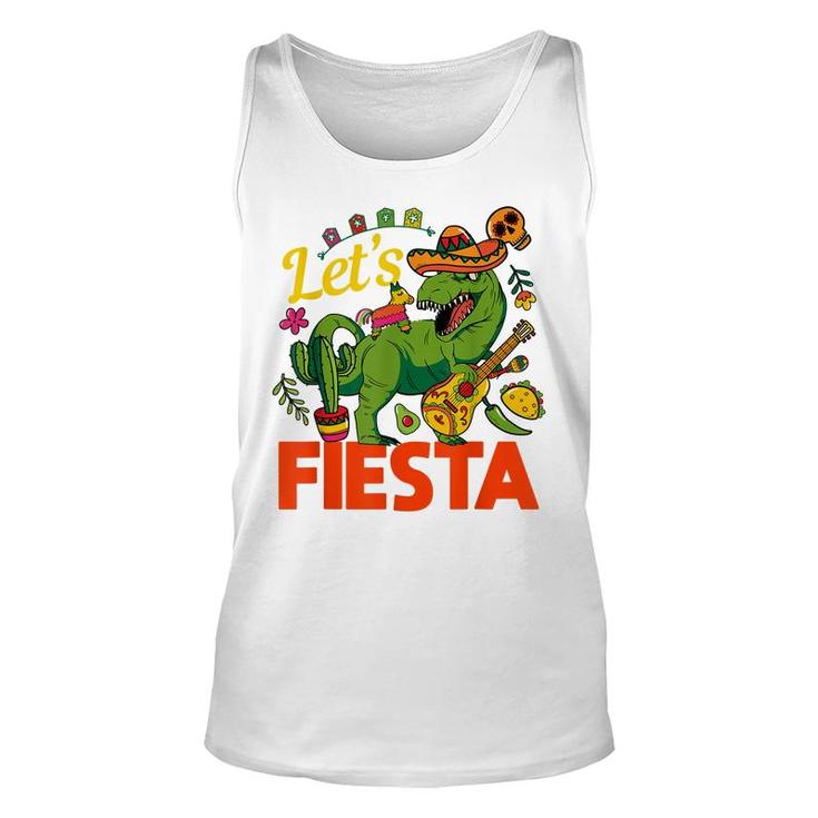 Lets Fiesta Cinco De Mayo Camisa Mexicana Hombre  Unisex Tank Top
