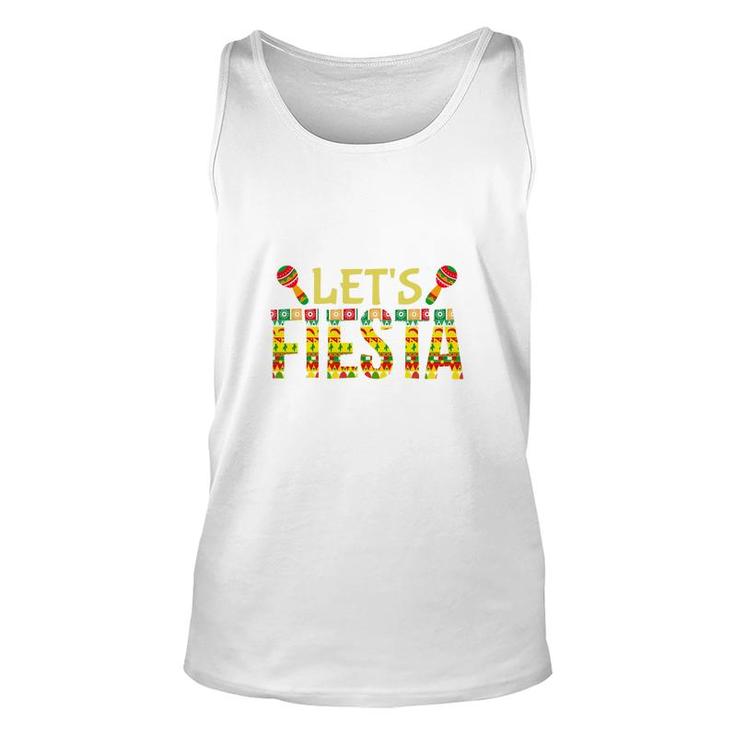 Lets Fiesta Cute Decoration Gift For Human Unisex Tank Top