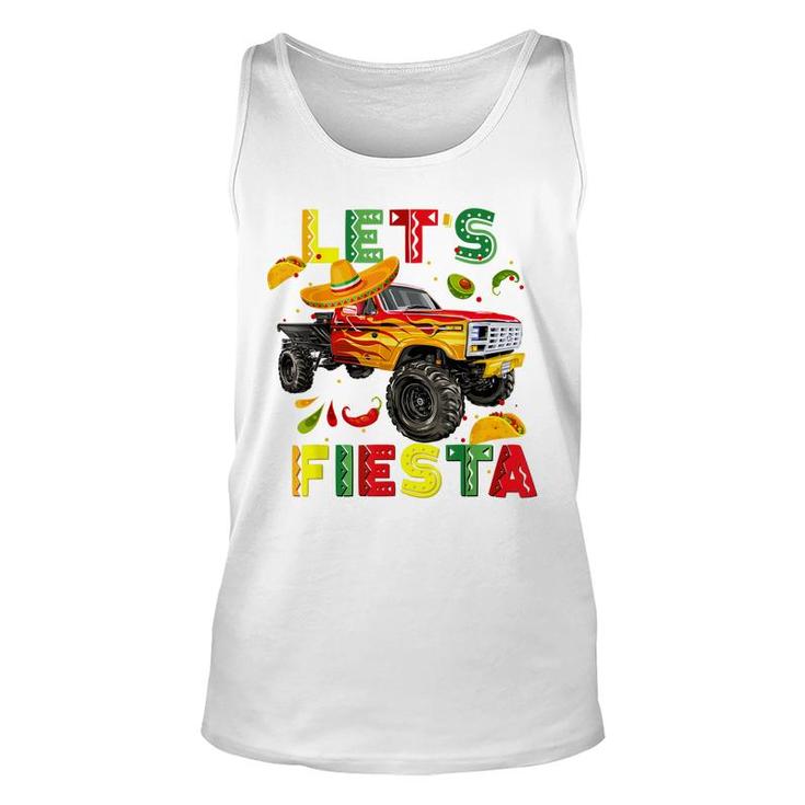 Lets Fiesta Monster Truck Happy Cinco De Mayo Costume  Unisex Tank Top
