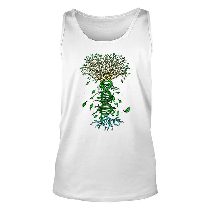 Life Tree Dna Earth Day Cool Nature Lover Environmentalist  Unisex Tank Top