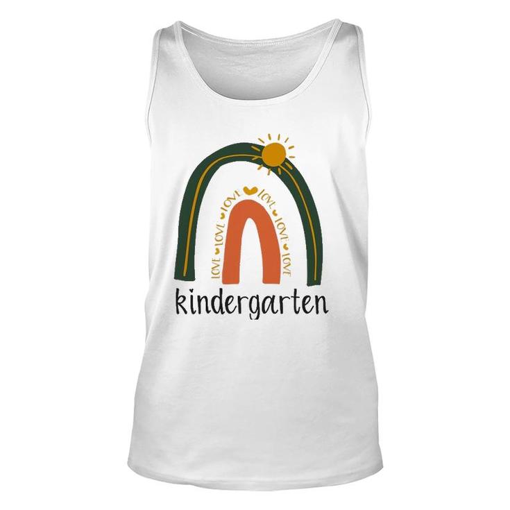 Love Rainbow Proud Nursery Preschool Kindergarten Teacher Unisex Tank Top