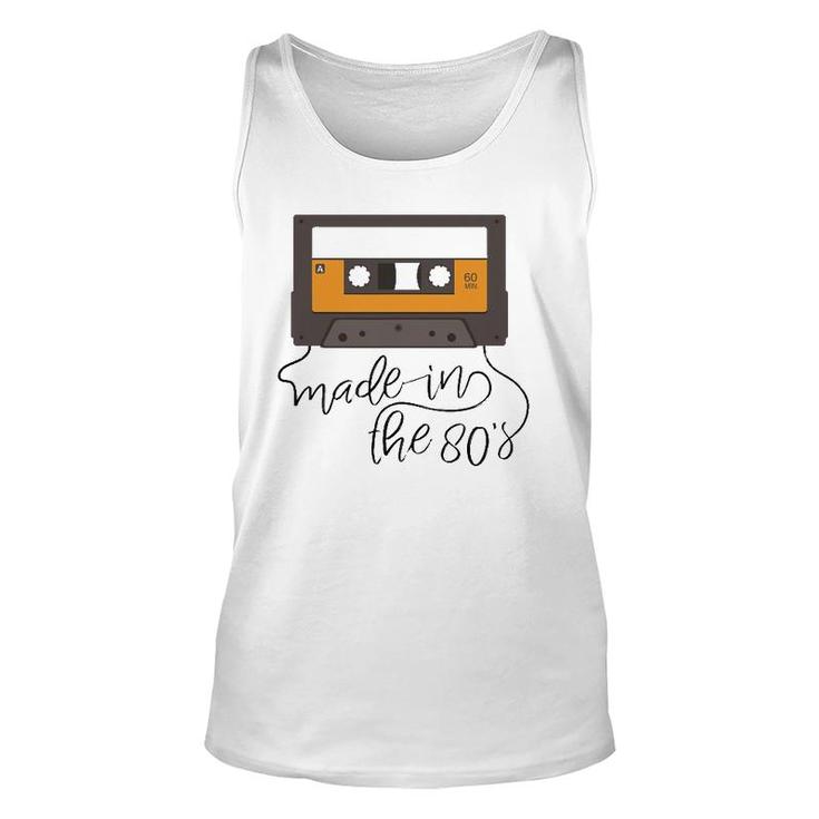 Made In The 80S Cassette Tape Unisex Tank Top
