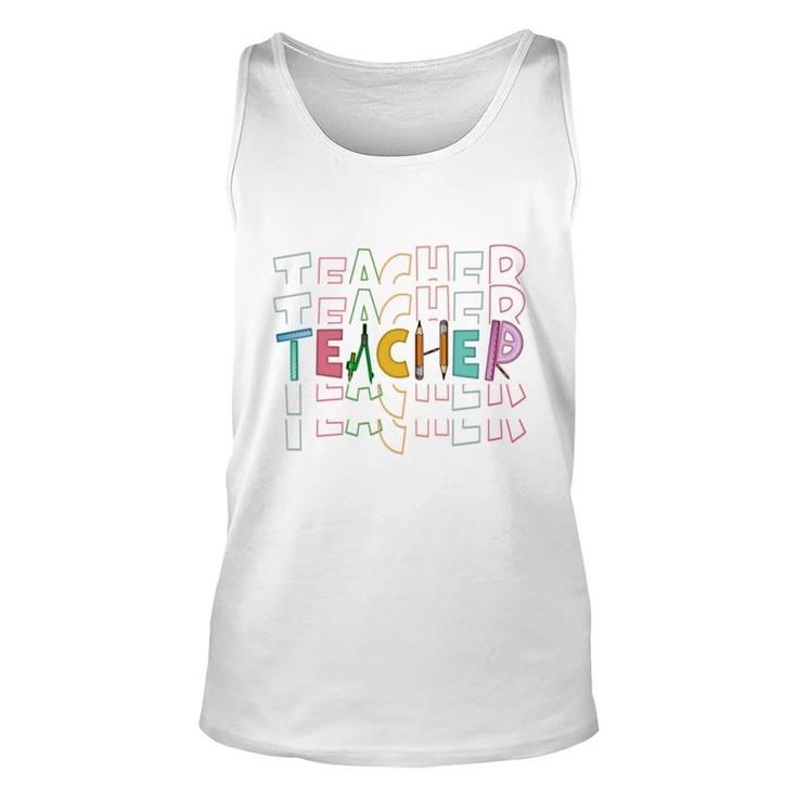 Math Teacher And A Creative And Logical Person At Work Unisex Tank Top