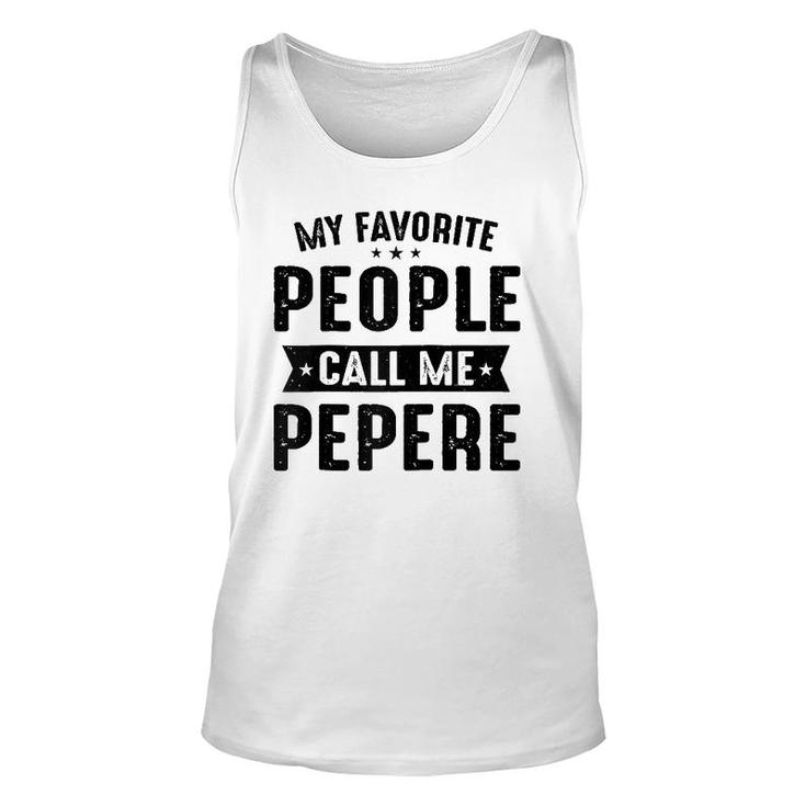 Mens My Favorite People Call Me Pepere Best Pepere Gifts Raglan Baseball Tee Unisex Tank Top