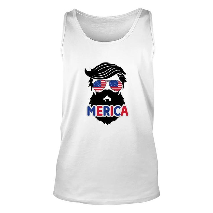 Merica July Independence Day Black Man Great 2022 Unisex Tank Top