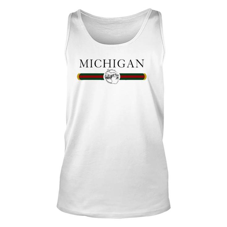 Michigan Style Home State Gift Unisex Tank Top