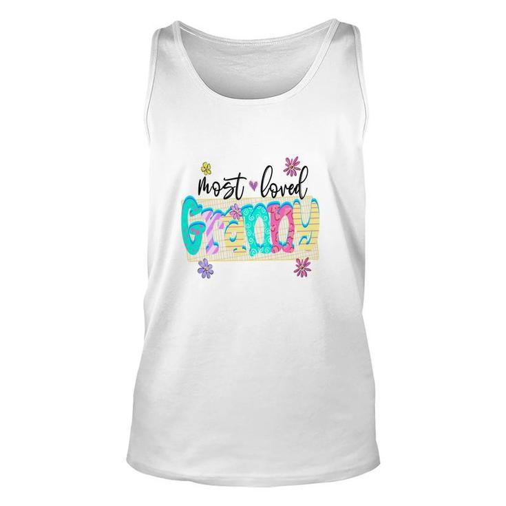Most Loved Granny In The World From Daughter With Love Grandma New Unisex Tank Top