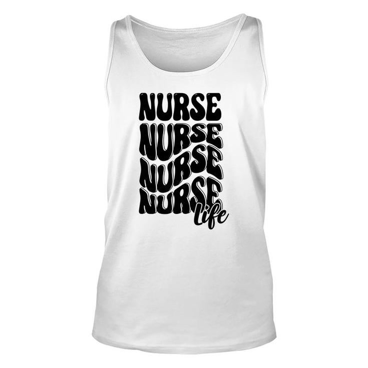 Nurse Life Nurses Day Full Black Color Gift 2022 Unisex Tank Top