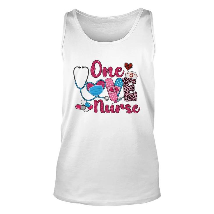 One Love Nurse Job Cute Colors New 2022 Gift Unisex Tank Top