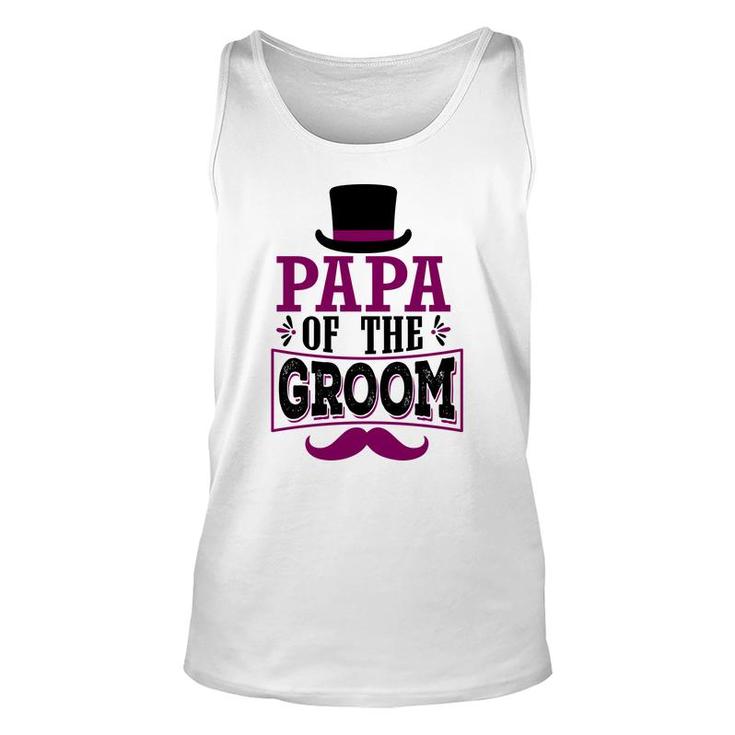 Papa Of The Groom Groom Bachelor Party Unisex Tank Top