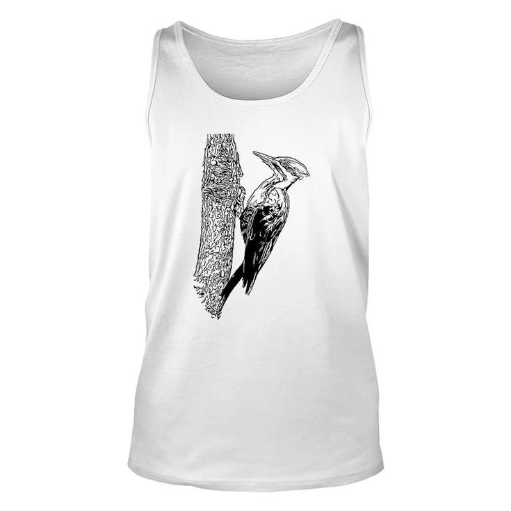 Pileated Woodpecker Bird Lover Gift Unisex Tank Top