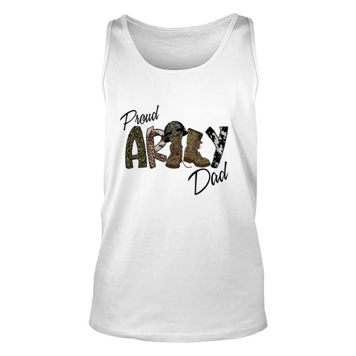 Proud Army Dad For Hero Military Dad Unisex Tank Top