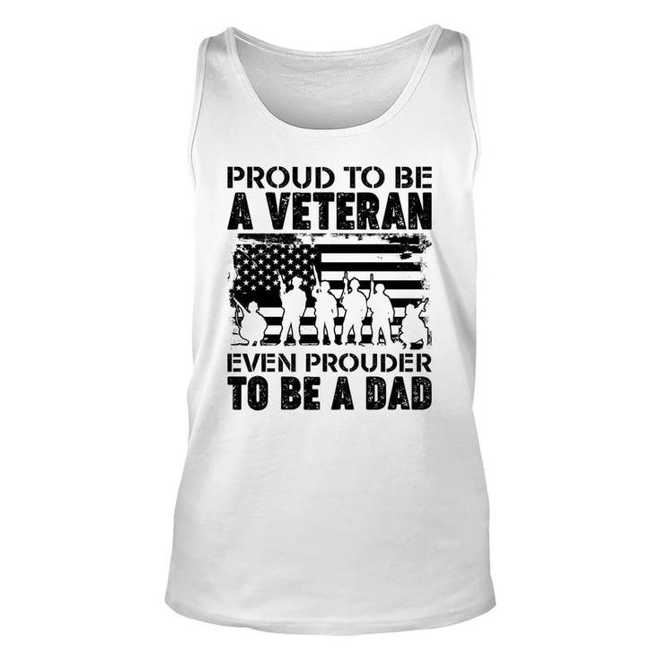 Proud To Be A Veteran Even Prouder To Be A American Veteran Unisex Tank Top