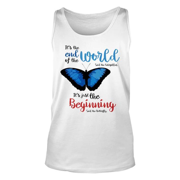 Spiritual End Of The World Butterfly Transformation Unisex Tank Top