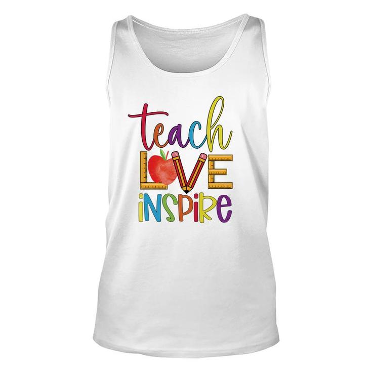 Students Are Inspired By The Teachers Teaching And Love Unisex Tank Top