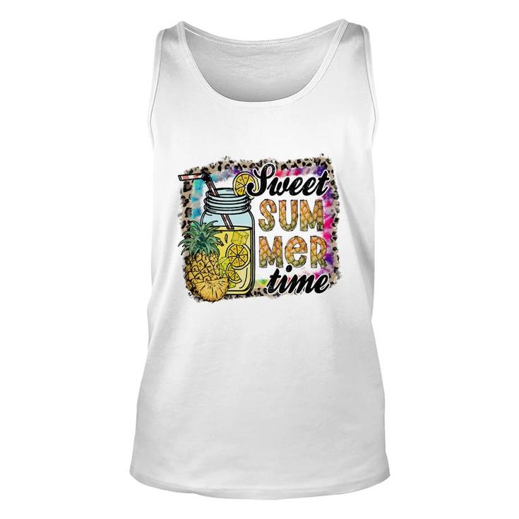 Sweet Summer Time For You Retro Summer Beach Unisex Tank Top