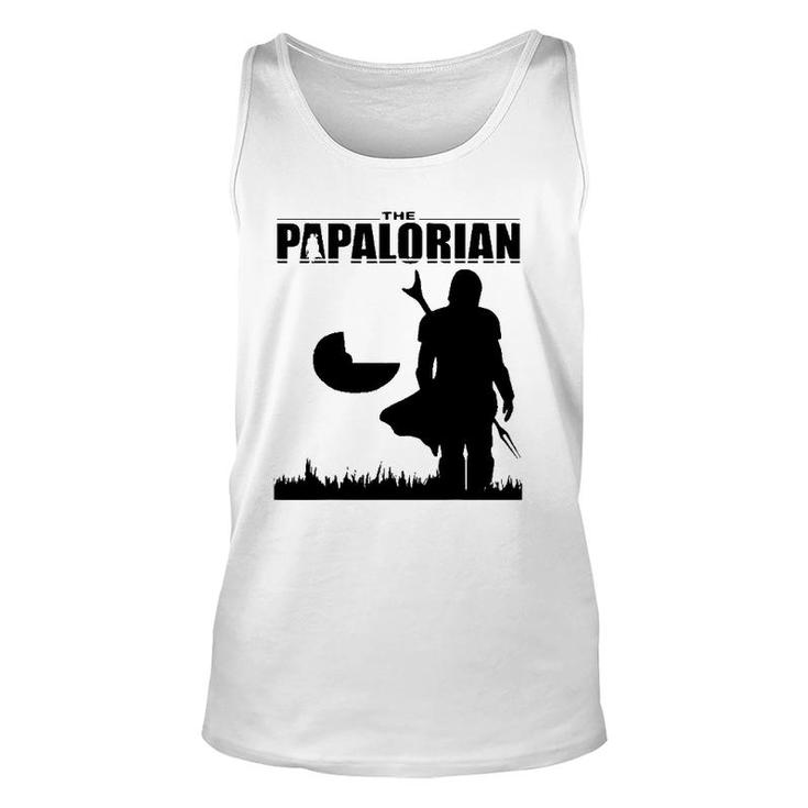 The Papalorian Dadalorian Funny Fathers Day Costume Tee Unisex Tank Top