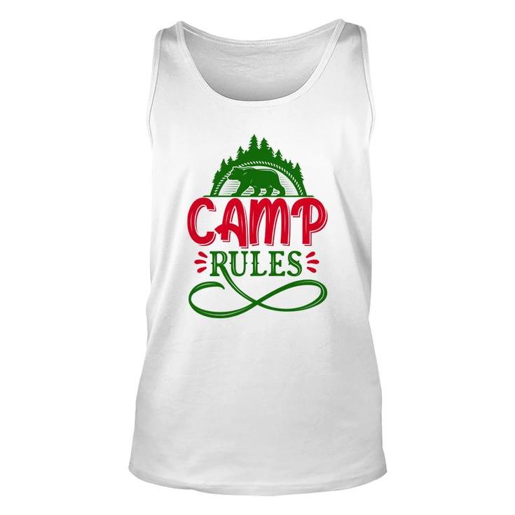 Travel Lover Makes Camp Rules For Them In The Exploration Unisex Tank Top